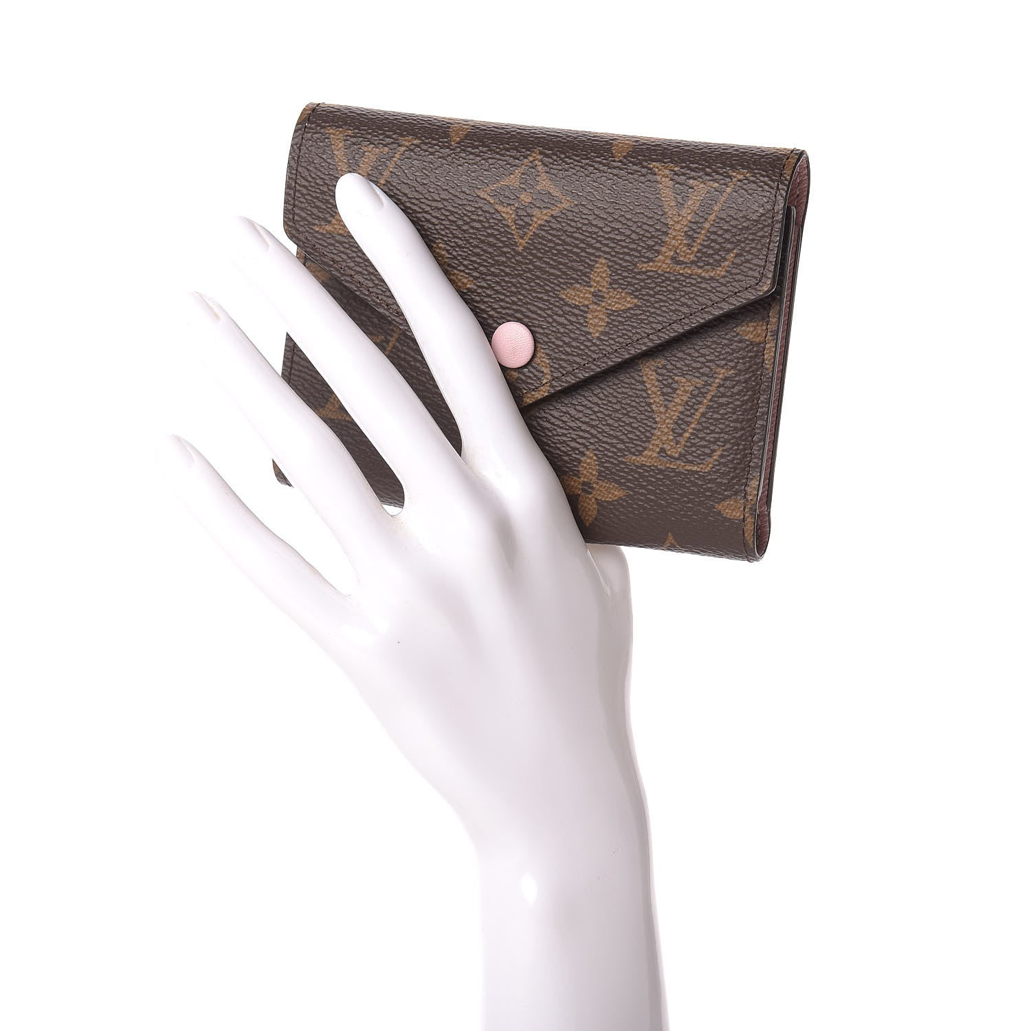 Louis Vuitton Monogram Victorine Wallet Rose Ballerine 2 of 6