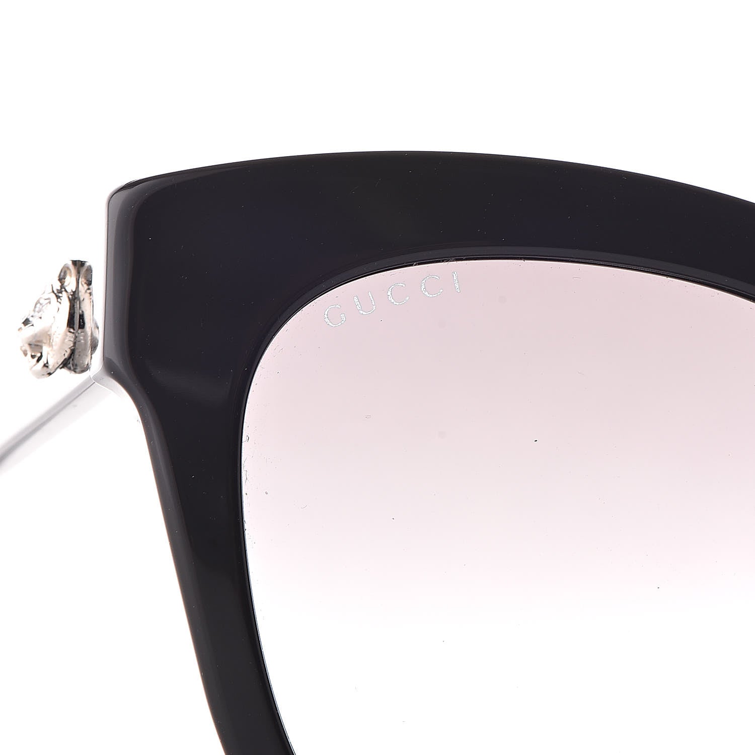 Gucci Acetate Square Frame Sunglasses GG0029S Black 5 of 8