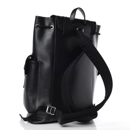 Louis Vuitton Epi Christopher Backpack PM Black 3 of 12