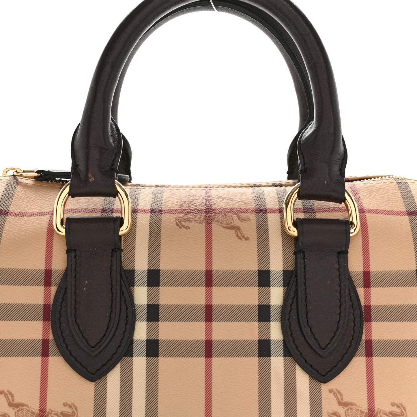 Haymarket Check Small Chester Bowling Bag Chocolate