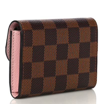 Louis Vuitton Damier Ebene Rosalie Coin Purse Rose Ballerine 3 of 10