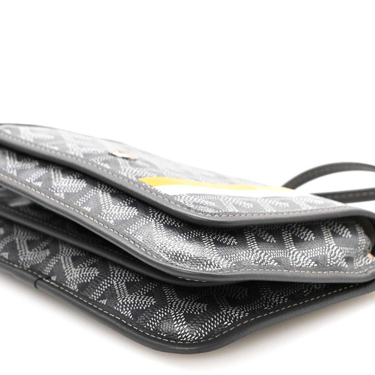 Goyardine Plumet Wallet Clutch Grey