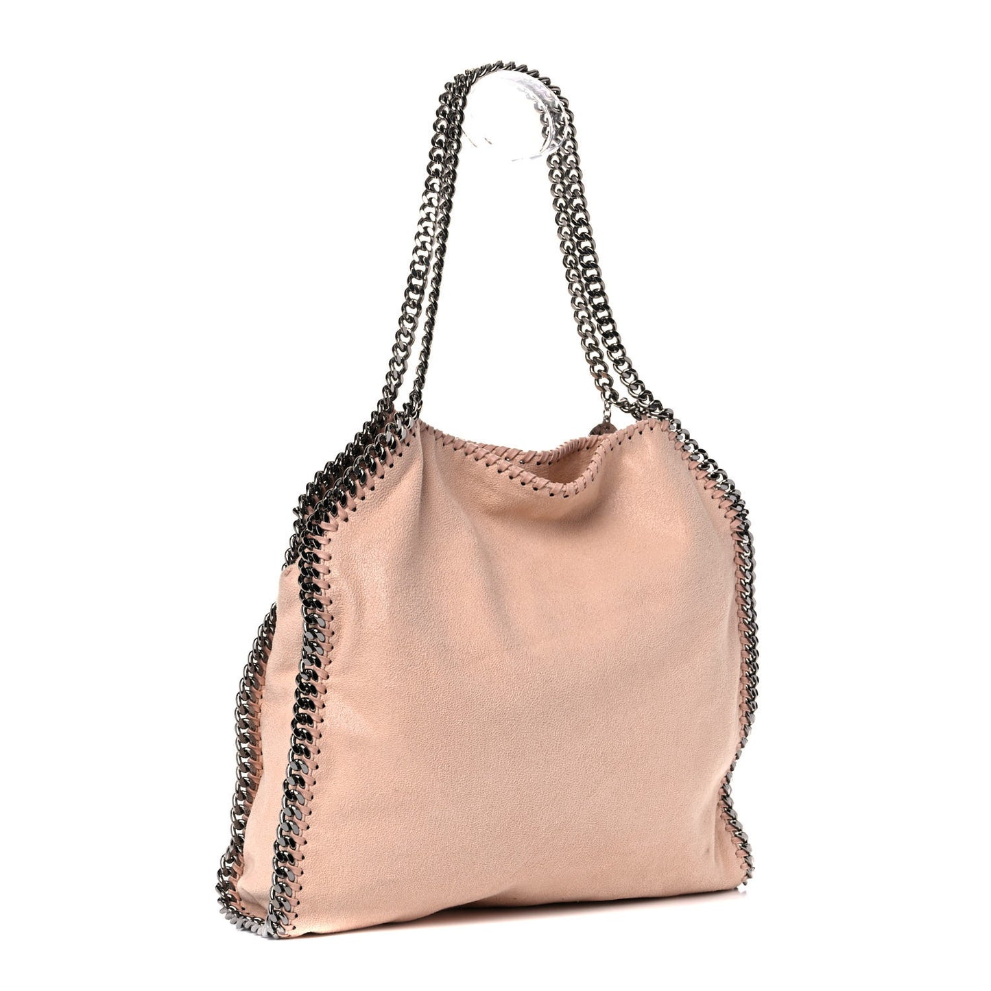 Shaggy Deer Falabella Fold Over Tote Powder