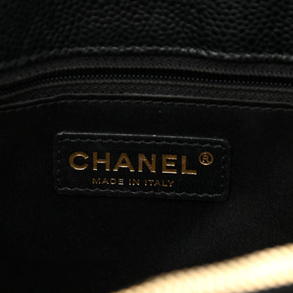 Chanel Caviar Quilted Grand Shopping Tote GST Black 6 of 10