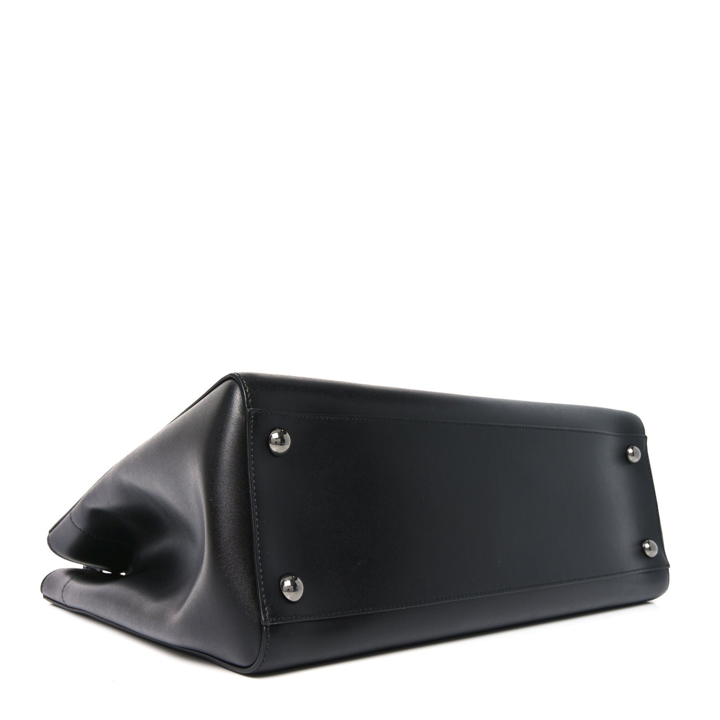 Calfskin Vara Bow Chain Tote Black