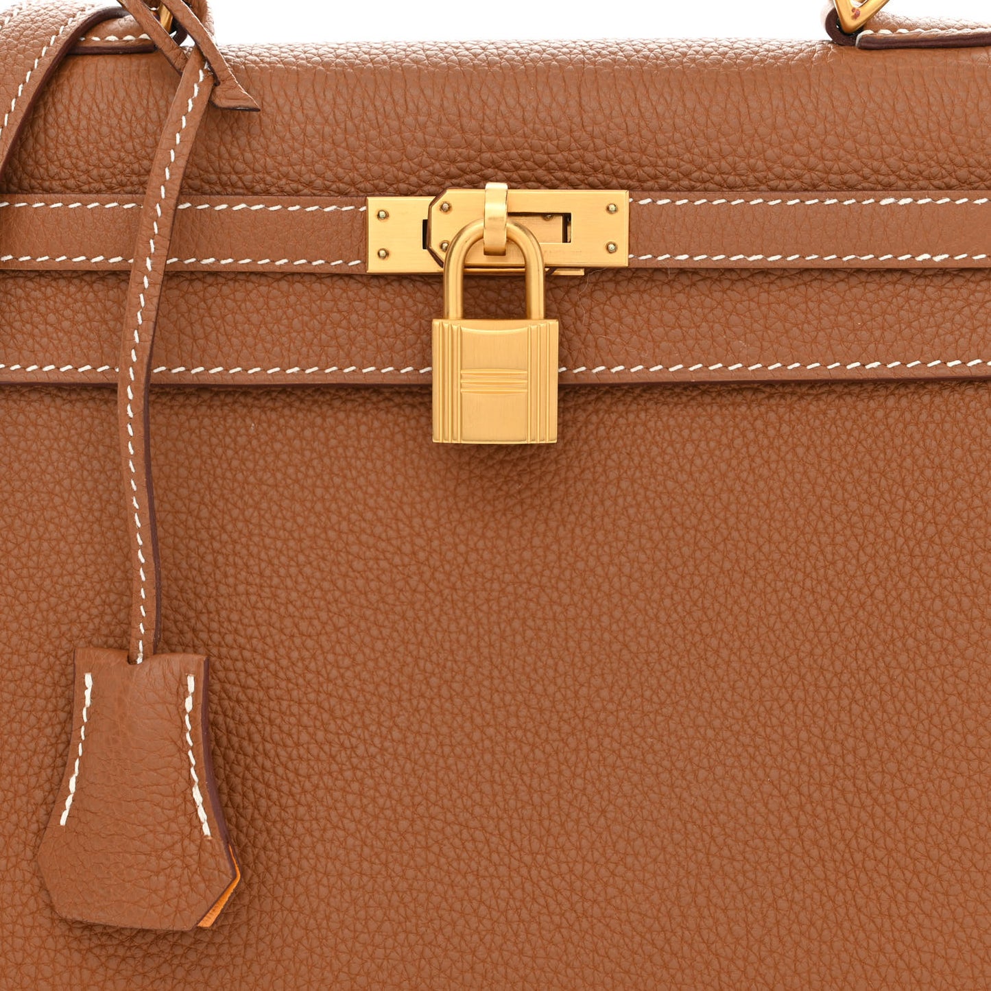 Togo Horseshoe Kelly Sellier 25 Gold Jaune D'Or