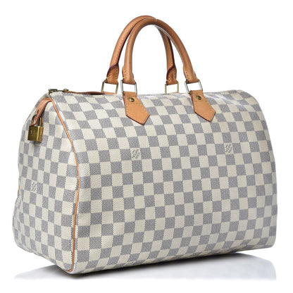Louis Vuitton Damier Azur Speedy 35 2 of 18