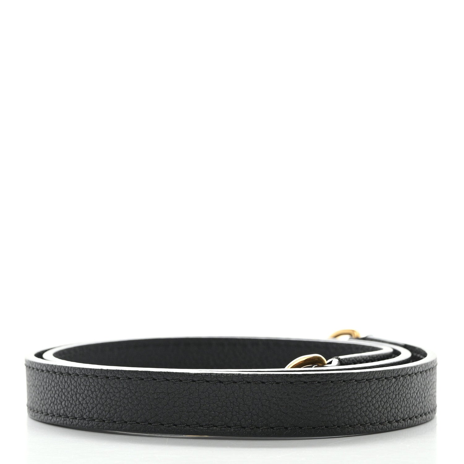 Louis Vuitton Calfskin Shoulder Strap Black 2 of 4