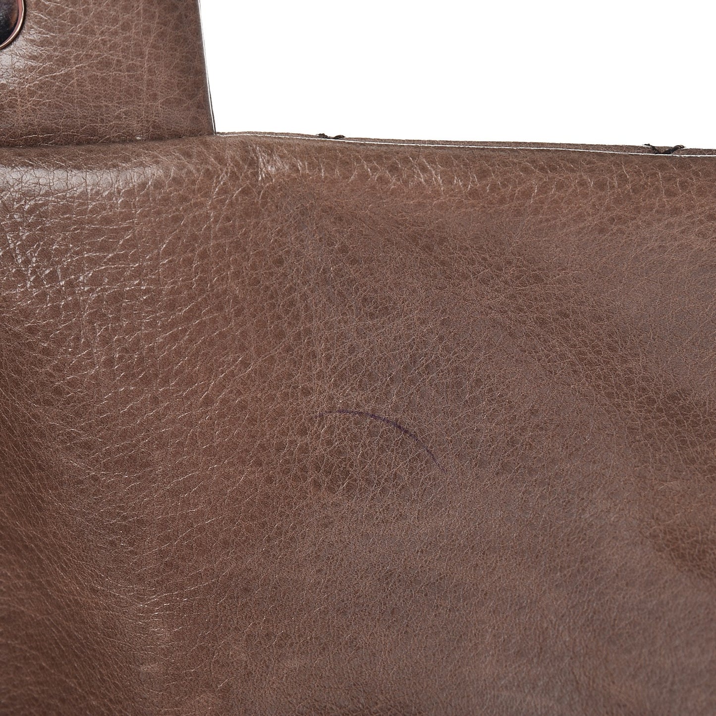 Glazed Calfskin Stitched XL On The Road Flap Brown
