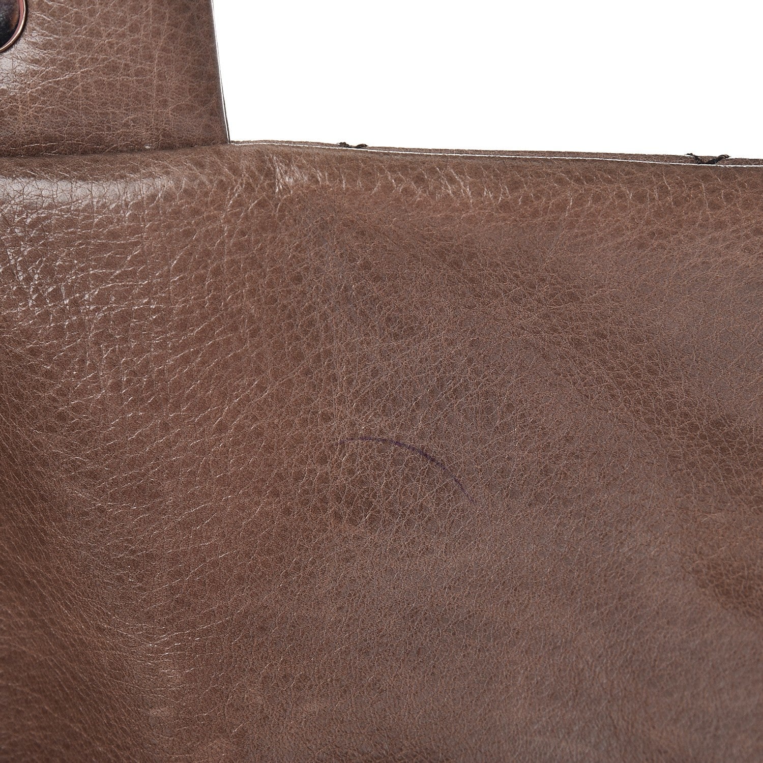 Chanel Glazed Calfskin Stitched XL On The Road Flap Brown 8 of 15