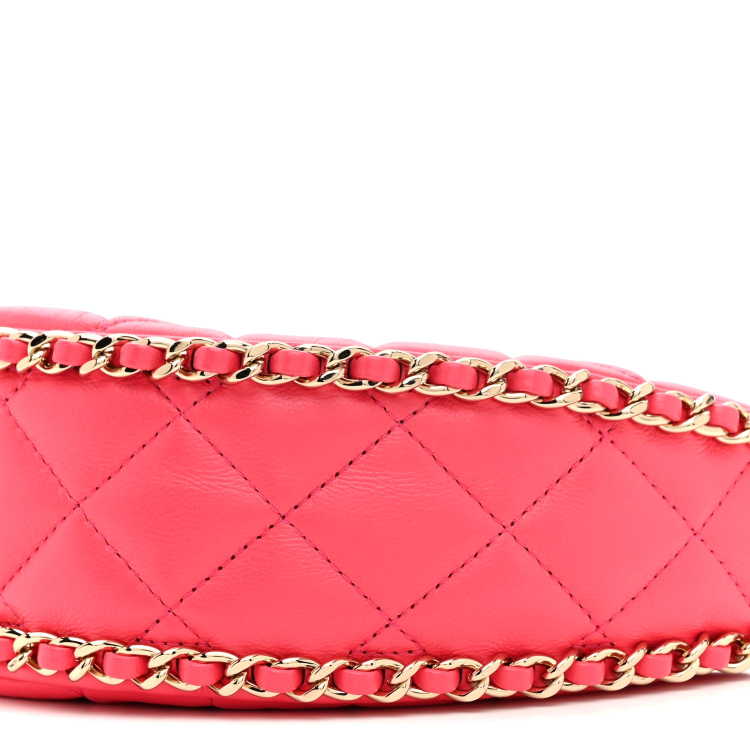 Chanel Lambskin Quilted Small Hobo Bag Pink 10 of 12
