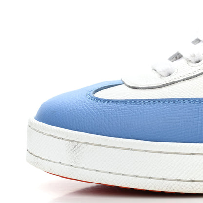 Hermes Epsom Womens Boomerang Sneakers 36.5 Bleu Allure Multicolor 4 of 5