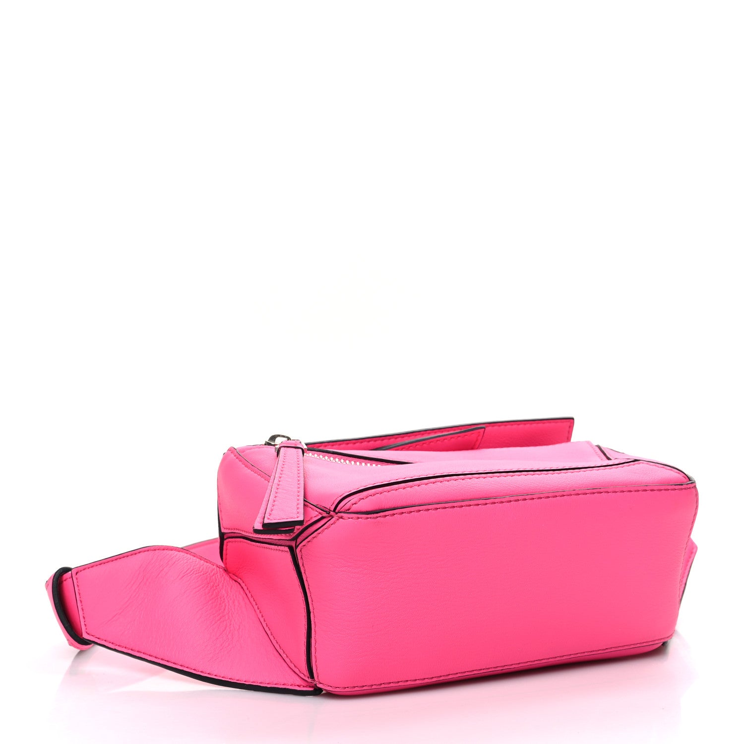 Loewe Calfskin Mini Puzzle Bumbag Neon Pink 4 of 12