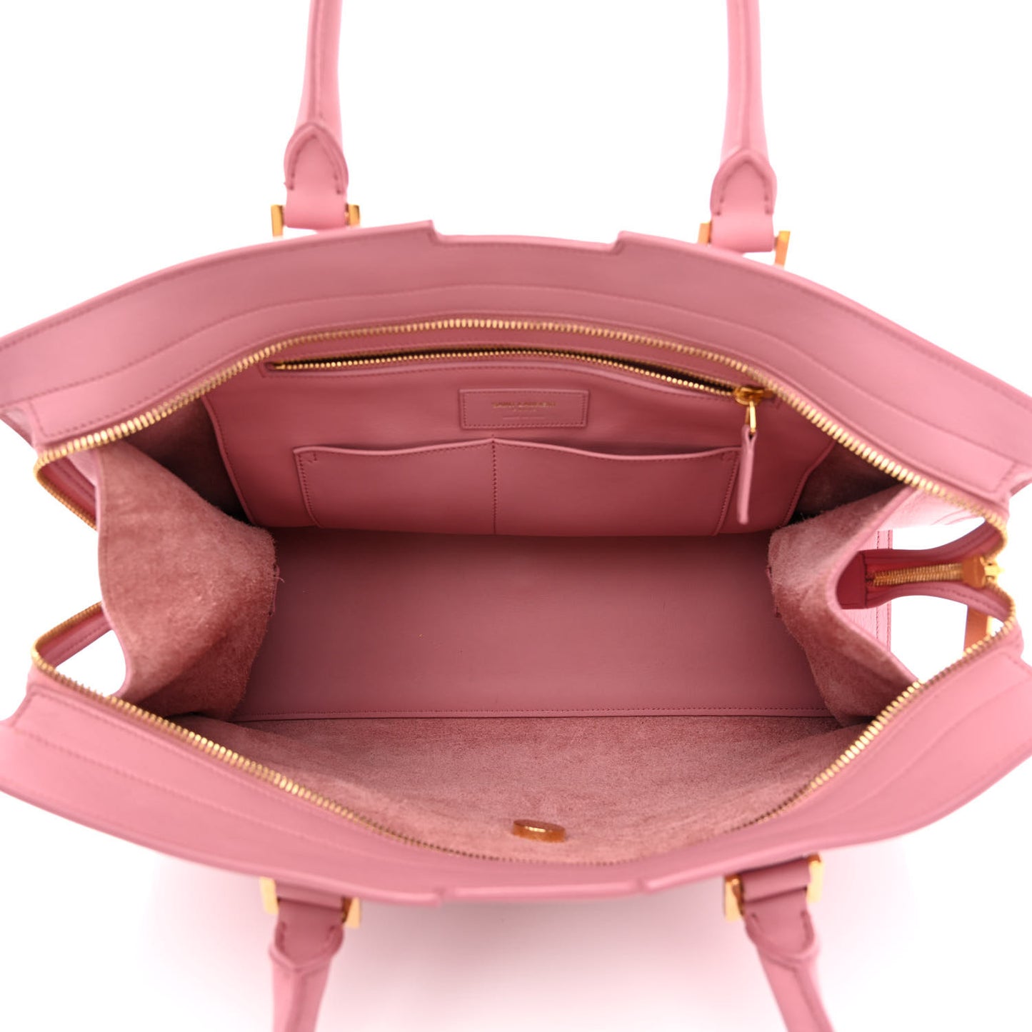 Calfskin Medium Classic Y Cabas Vieux Rose