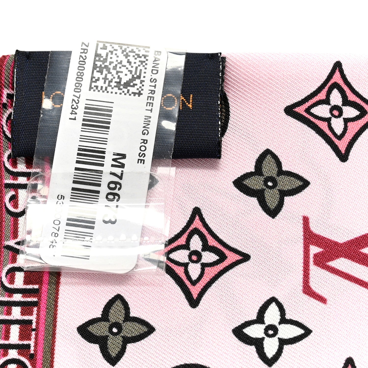 Louis Vuitton Silk Monogram Street Bandeau Rose 3 of 3