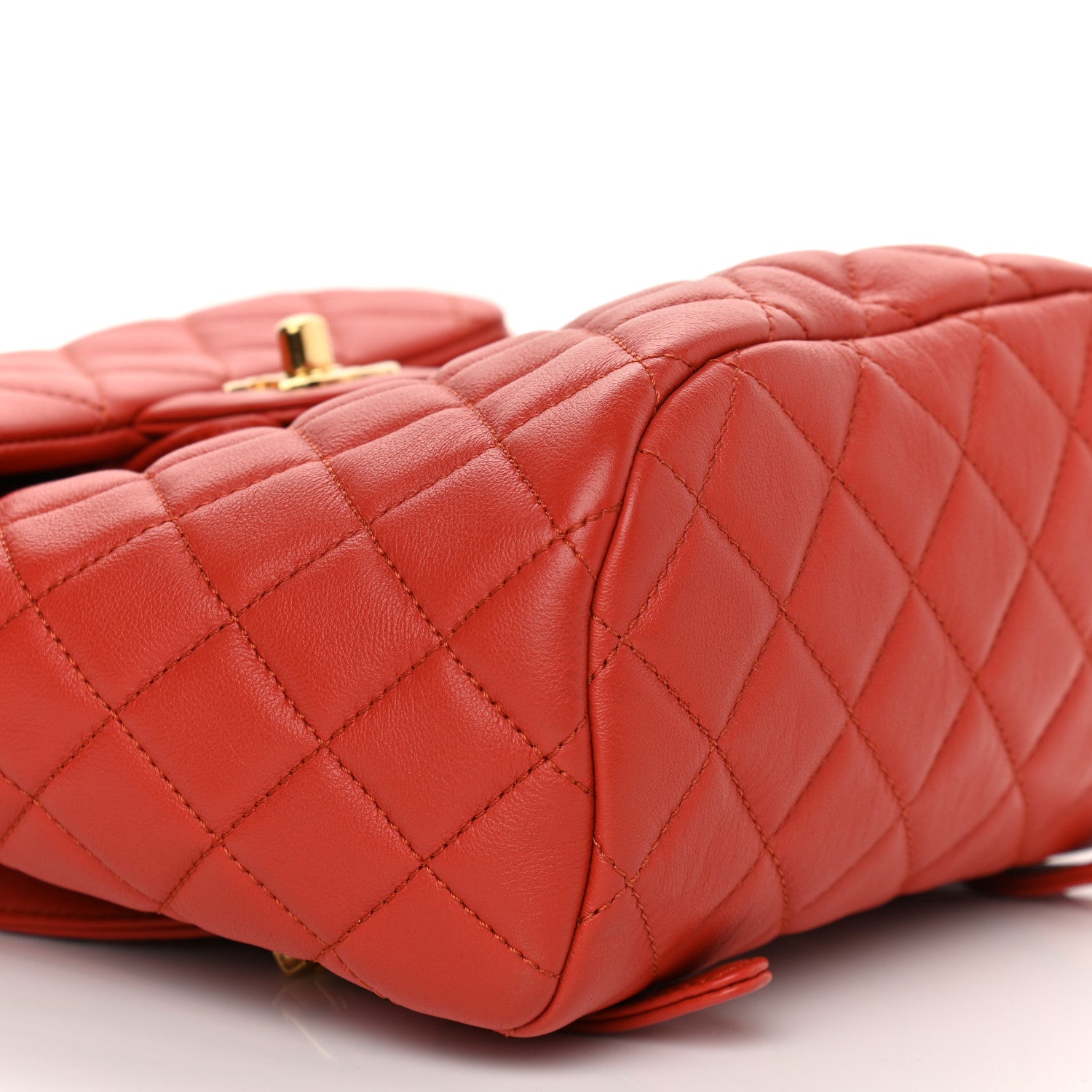 Chanel Lambskin Quilted Mini Urban Spirit Backpack Red 5 of 11