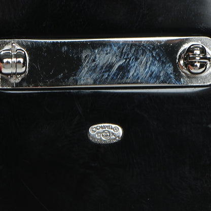 Chanel Glittered Resin Strass Brooch Black Pink 4 of 5