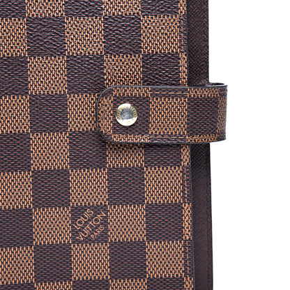 Louis Vuitton Damier Ebene Medium Ring Agenda Cover 8 of 8