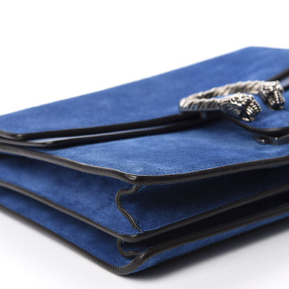 Gucci Suede Medium Dionysus Shoulder Bag Blue 6 of 10