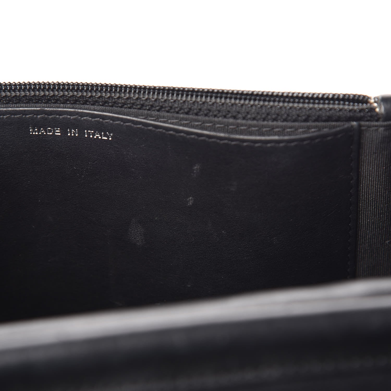Chanel Lambskin Quilted Boy Wallet On Chain WOC Black 10 of 18