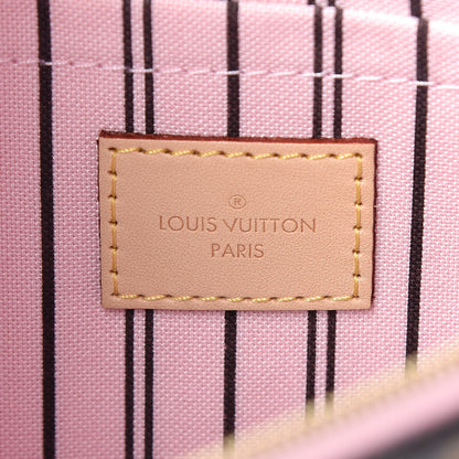 Louis Vuitton Monogram Neverfull MM GM Pochette Rose Ballerine 12 of 16