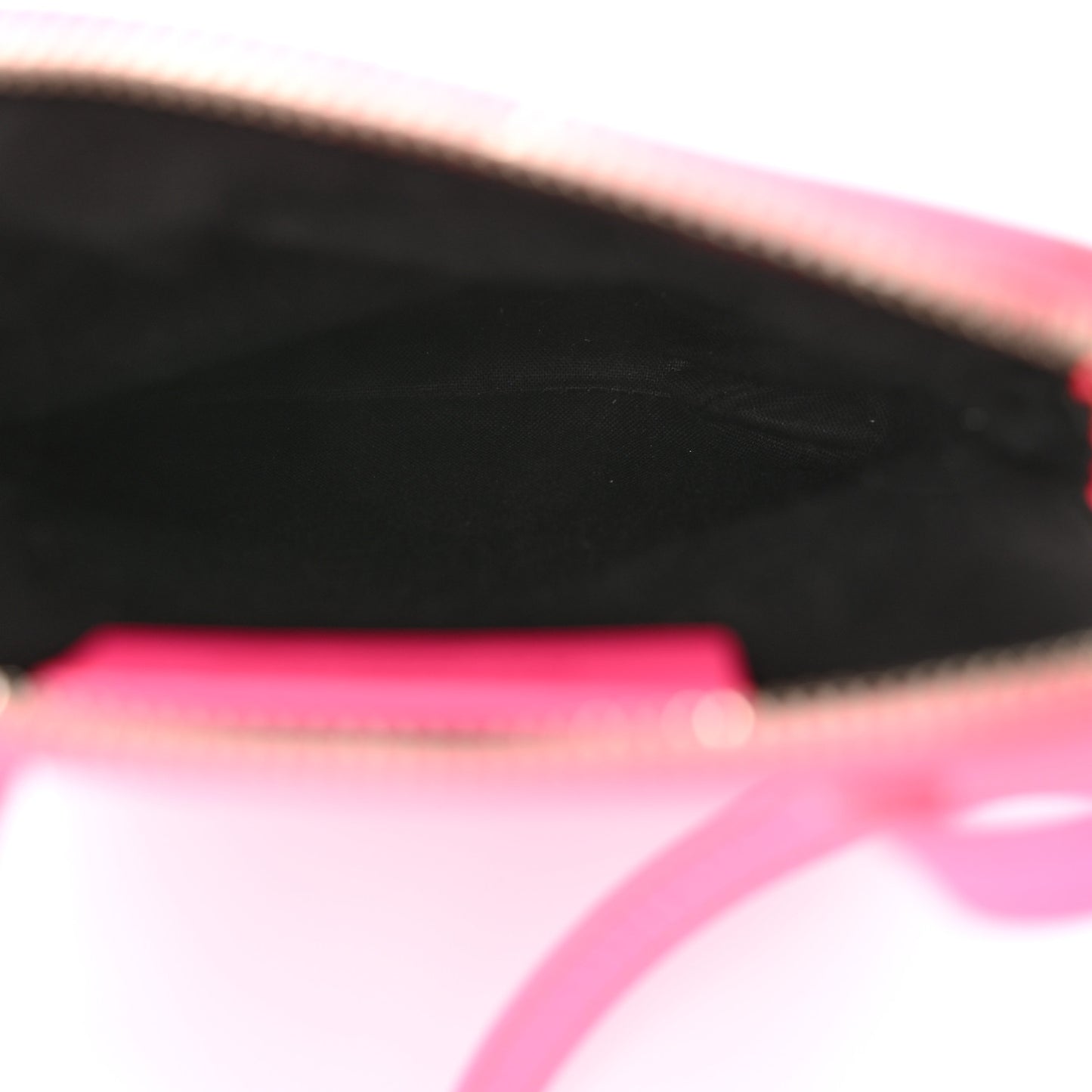 Agneau Silver Hardware Phone Holder Bag Rose Fluo