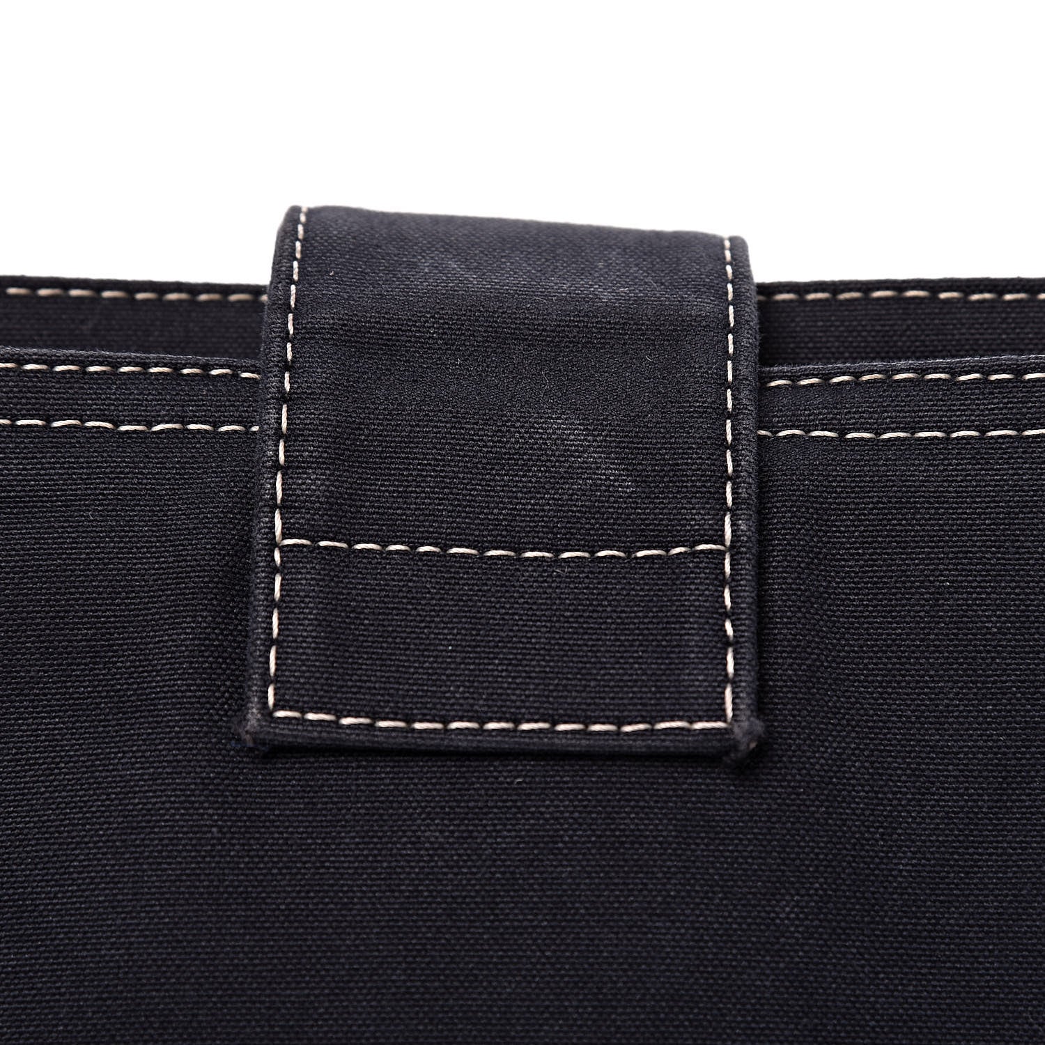 Fendi Canvas Shoulder Bag Dark Blue 13 of 13