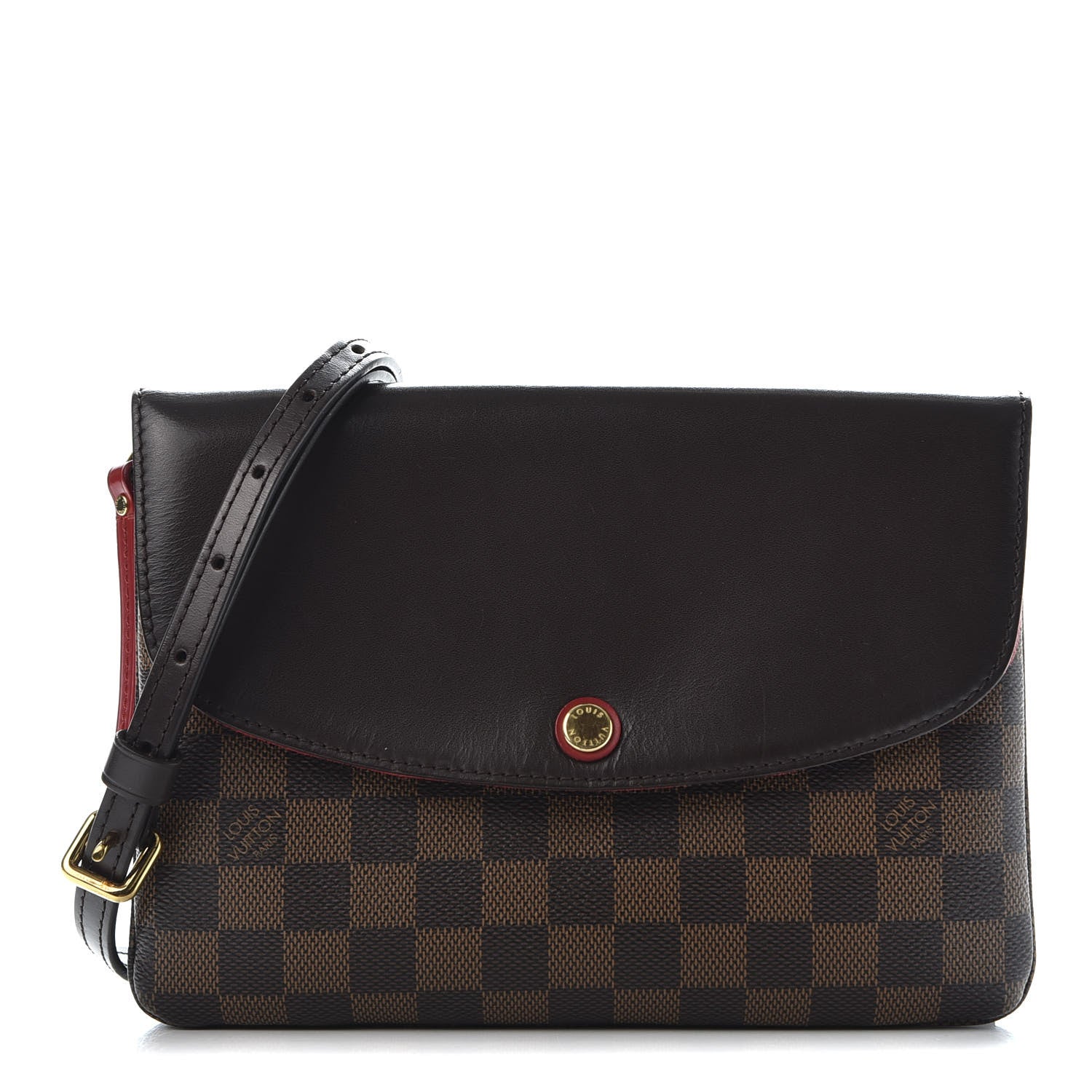 Louis Vuitton Damier Ebene Twice Cherry 1 of 10