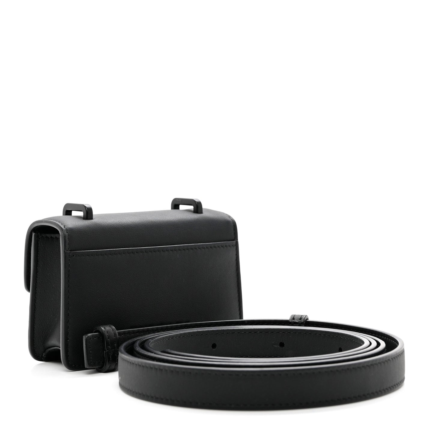 Calfskin Serpenti Forever Micro Bag Black