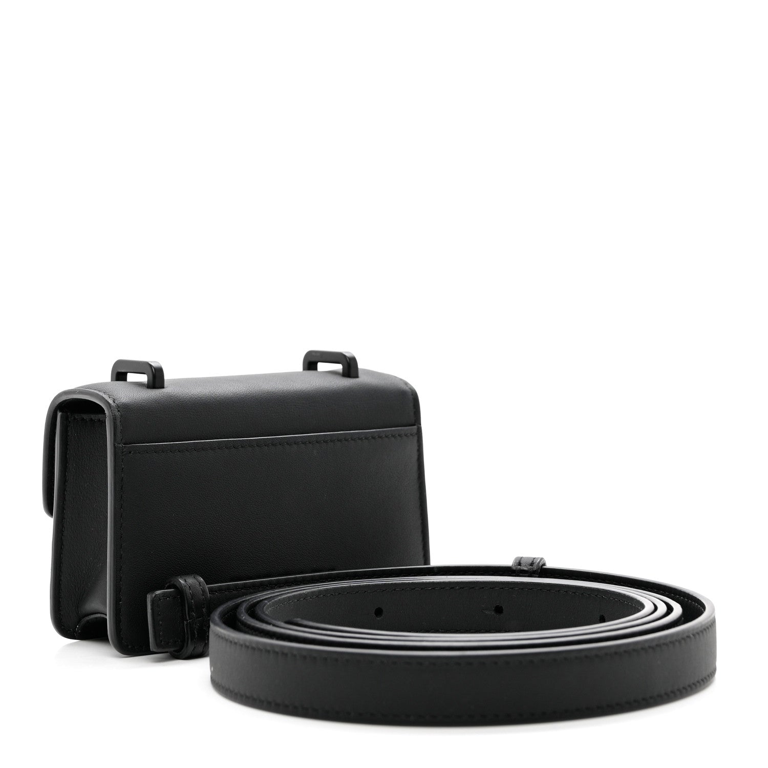 Bulgari Calfskin Serpenti Forever Micro Bag Black 3 of 7