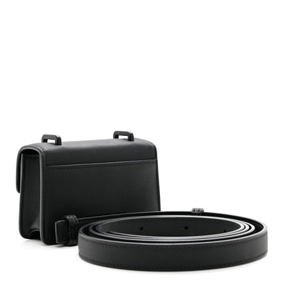 Bulgari Calfskin Serpenti Forever Micro Bag Black 3 of 7