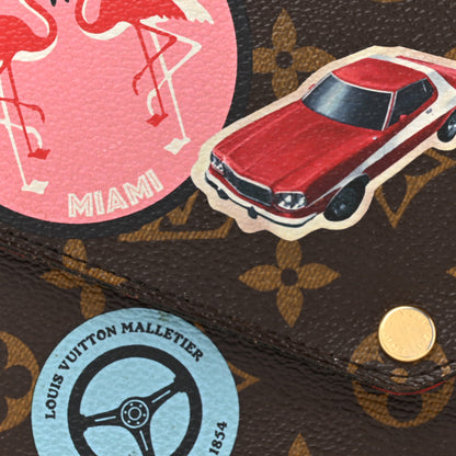 Louis Vuitton Monogram My LV World Tour Pochette Felicie Chain Wallet Coquelicot 10 of 18