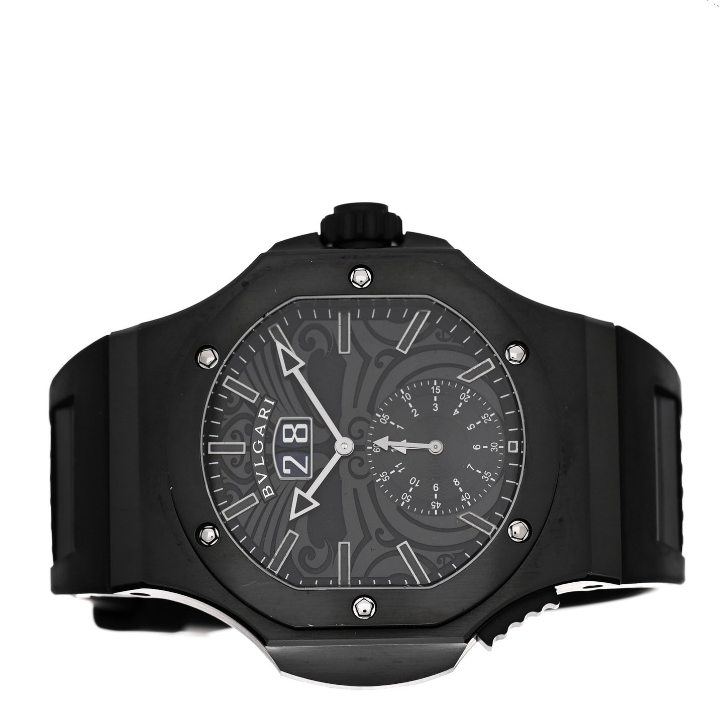 Stainless Steel Rubber 44mm Endurer All Blacks Special Rugby Edition Automatic Watch Black