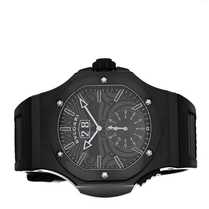 Bulgari Stainless Steel Rubber 44mm Endurer All Blacks Special Rugby Edition Automatic Watch Black 2 of 4