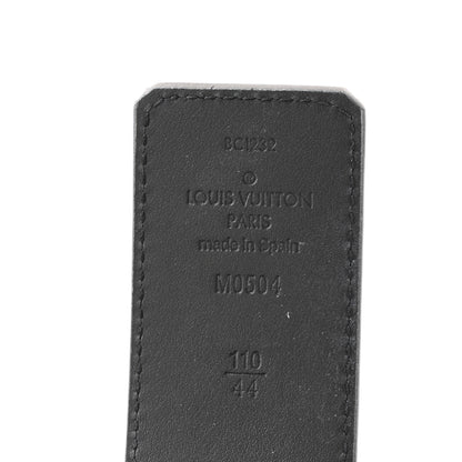 Louis Vuitton Damier Glitter Calfskin 40mm LV Pyramide Belt 110 44 Silver 5 of 6