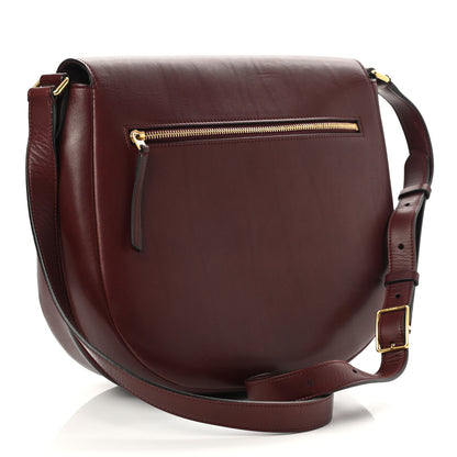 Celine Natural Calfskin Trotteur Messenger Bag Burgundy 2 of 10