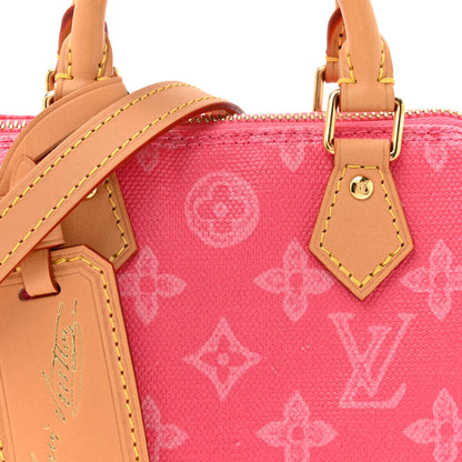 Louis Vuitton Monogram Origine Lin Nano Speedy Rose Ruban 7 of 11