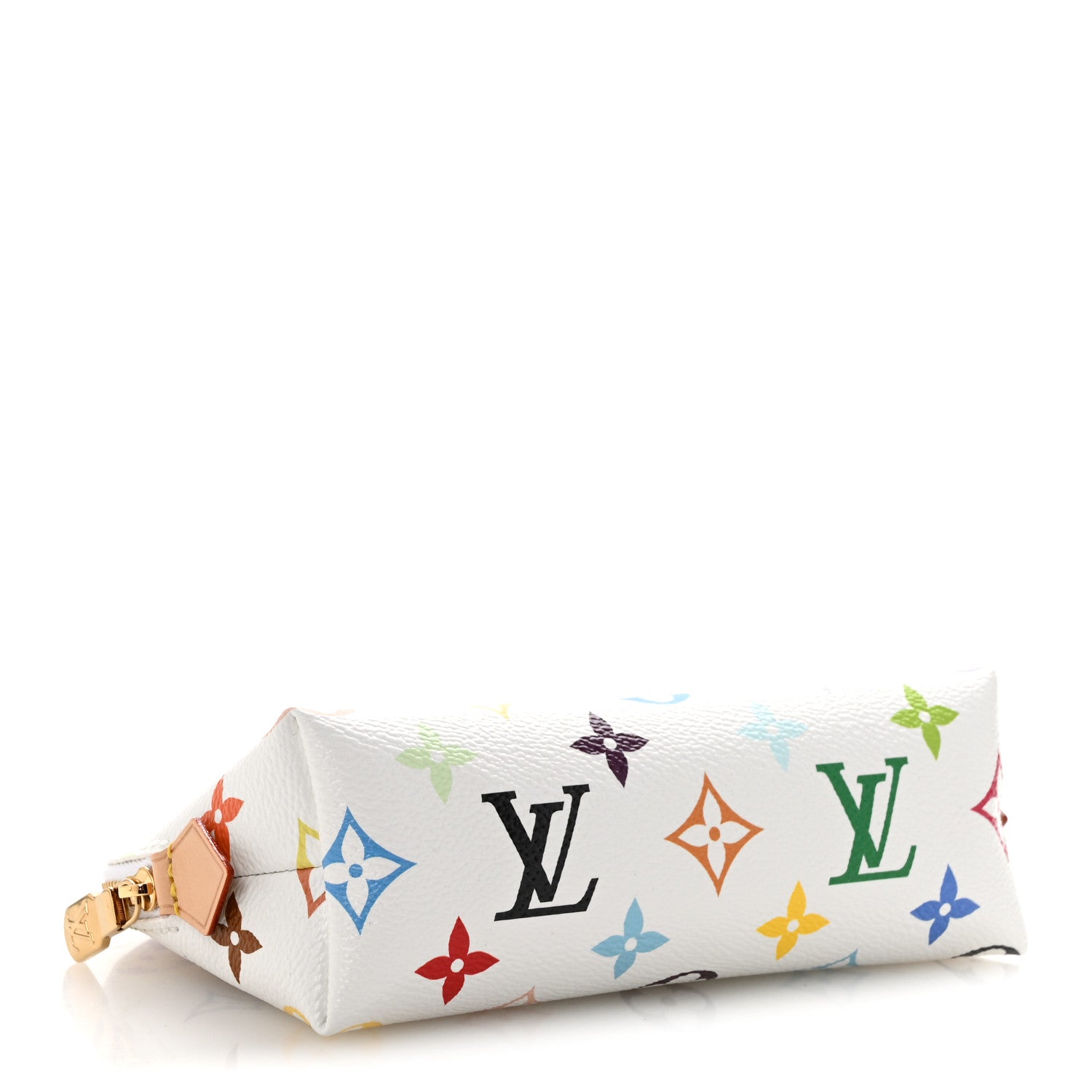 Louis Vuitton LV x TM Monogram Multicolor Cosmetic Pouch PM White 4 of 6