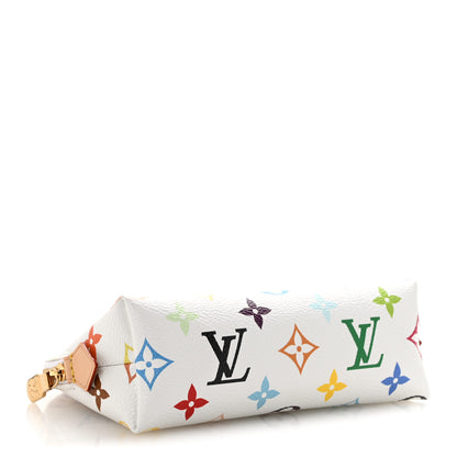 Louis Vuitton LV x TM Monogram Multicolor Cosmetic Pouch PM White 4 of 6