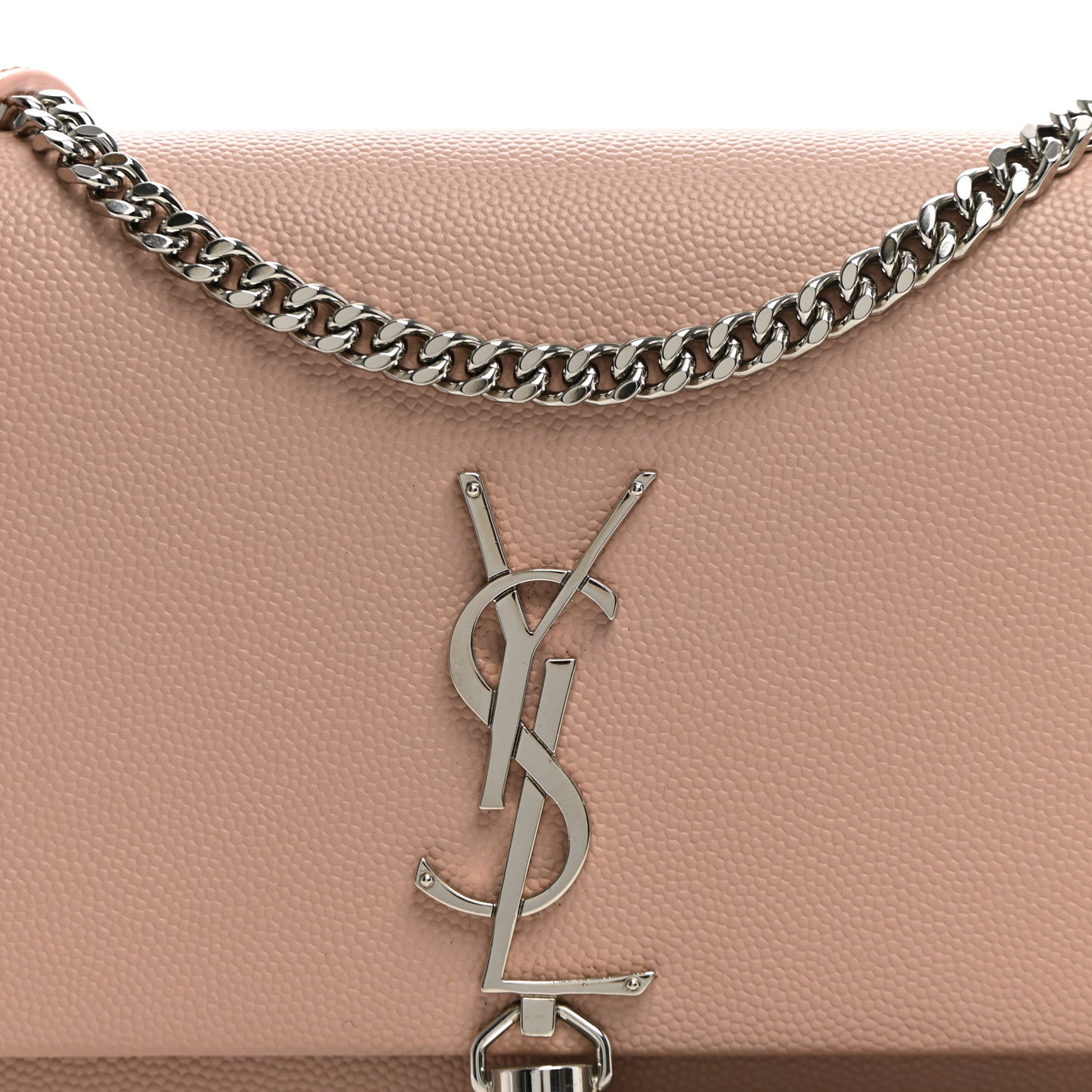 Grain De Poudre Classic Monogram Kate Tassel Chain Wallet Pale Pink