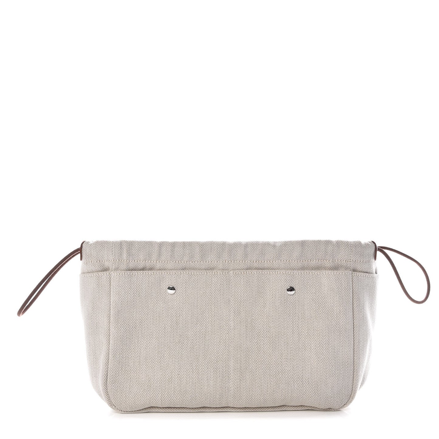 Canvas Barenia Fourbi 25 MM Pouch Naturel Fauve