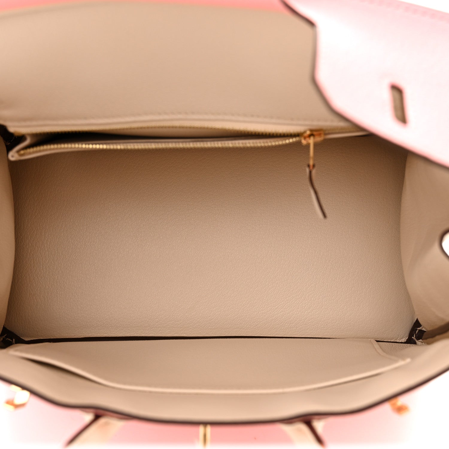 Hermes Chevre Mysore Horseshoe Birkin 25 Rose Sakura Nata 5 of 11