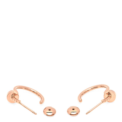 Cartier 18K Pink Gold Juste Un Clou Hoop Earrings 3 of 5