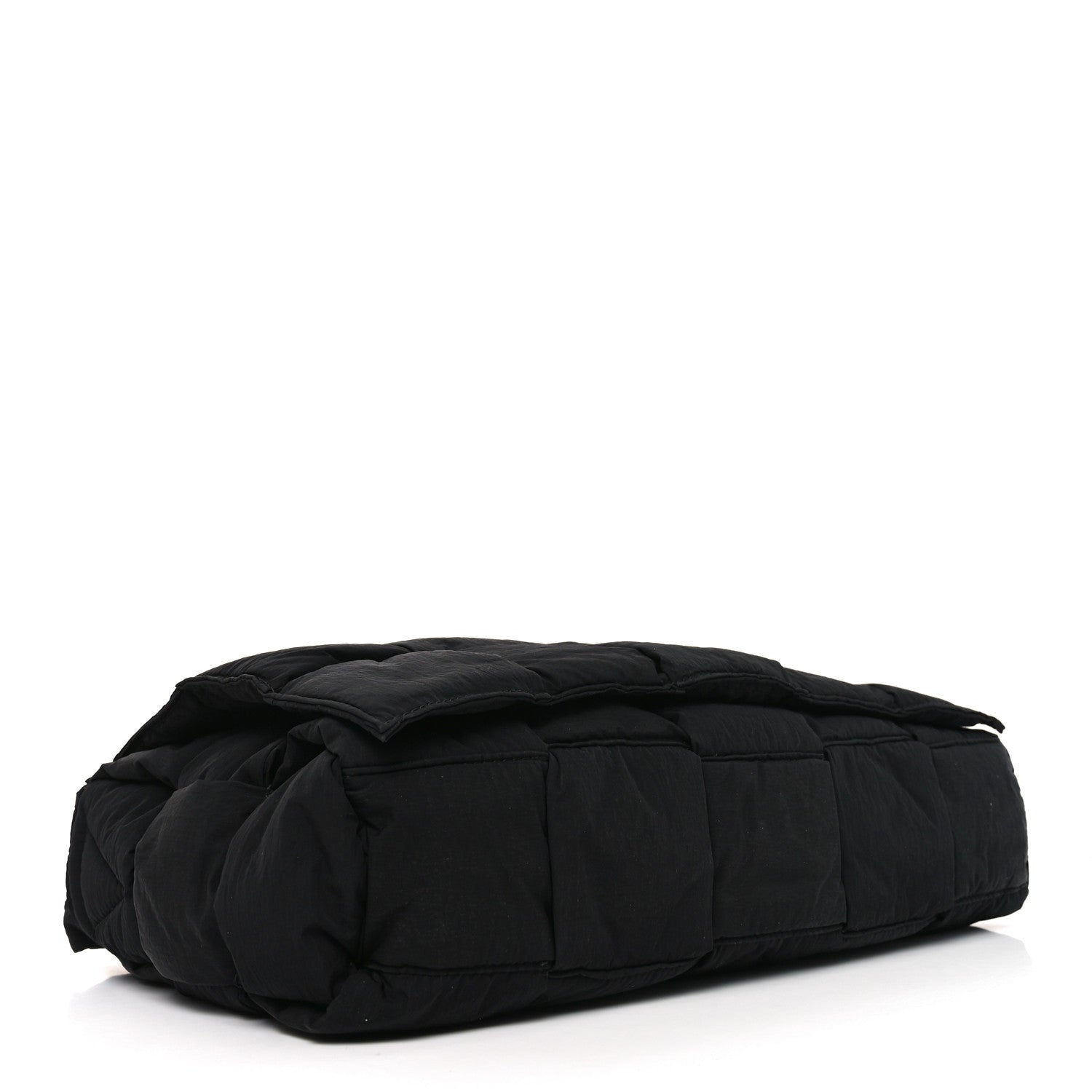 Bottega Veneta Nylon Intrecciato Padded Tech Maxi Cassette Bag Black 4 of 10