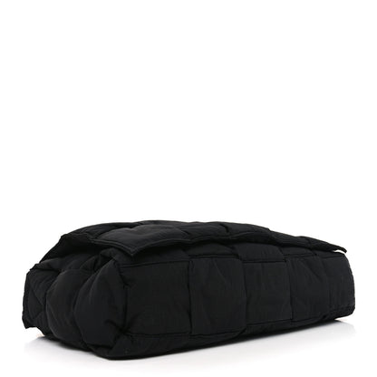Bottega Veneta Nylon Intrecciato Padded Tech Maxi Cassette Bag Black 4 of 10