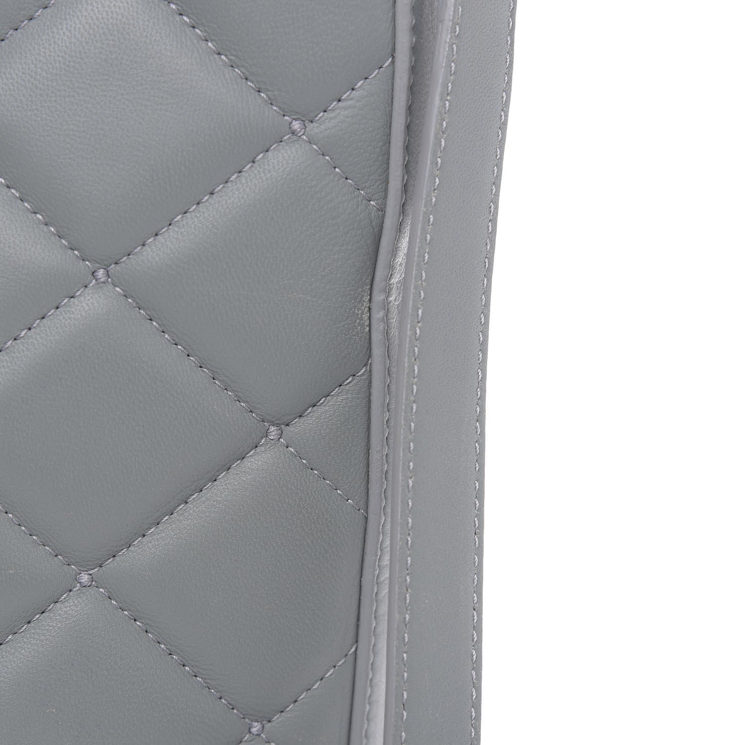 Dolce & Gabbana Lambskin Quilted Tote Grey 11 of 16