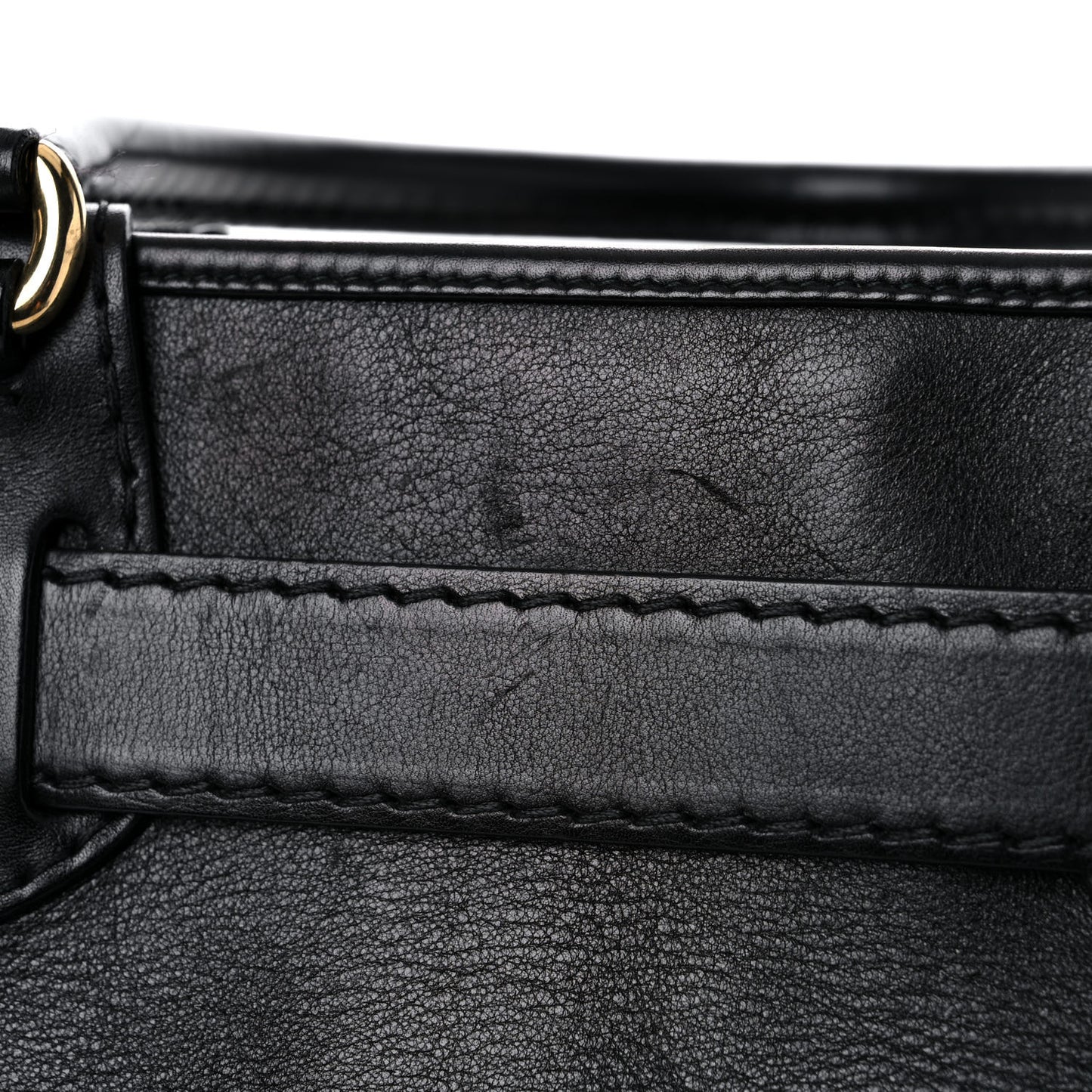 Calfskin Medium GG Running Tote Black