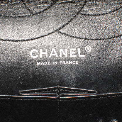 Chanel Aged Calfskin 2.55 Reissue 227 Flap Metallic Grey 6 of 7
