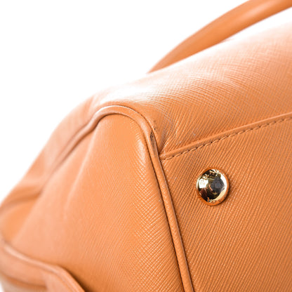 Prada Saffiano Lux Bowler Ocra 21 of 24