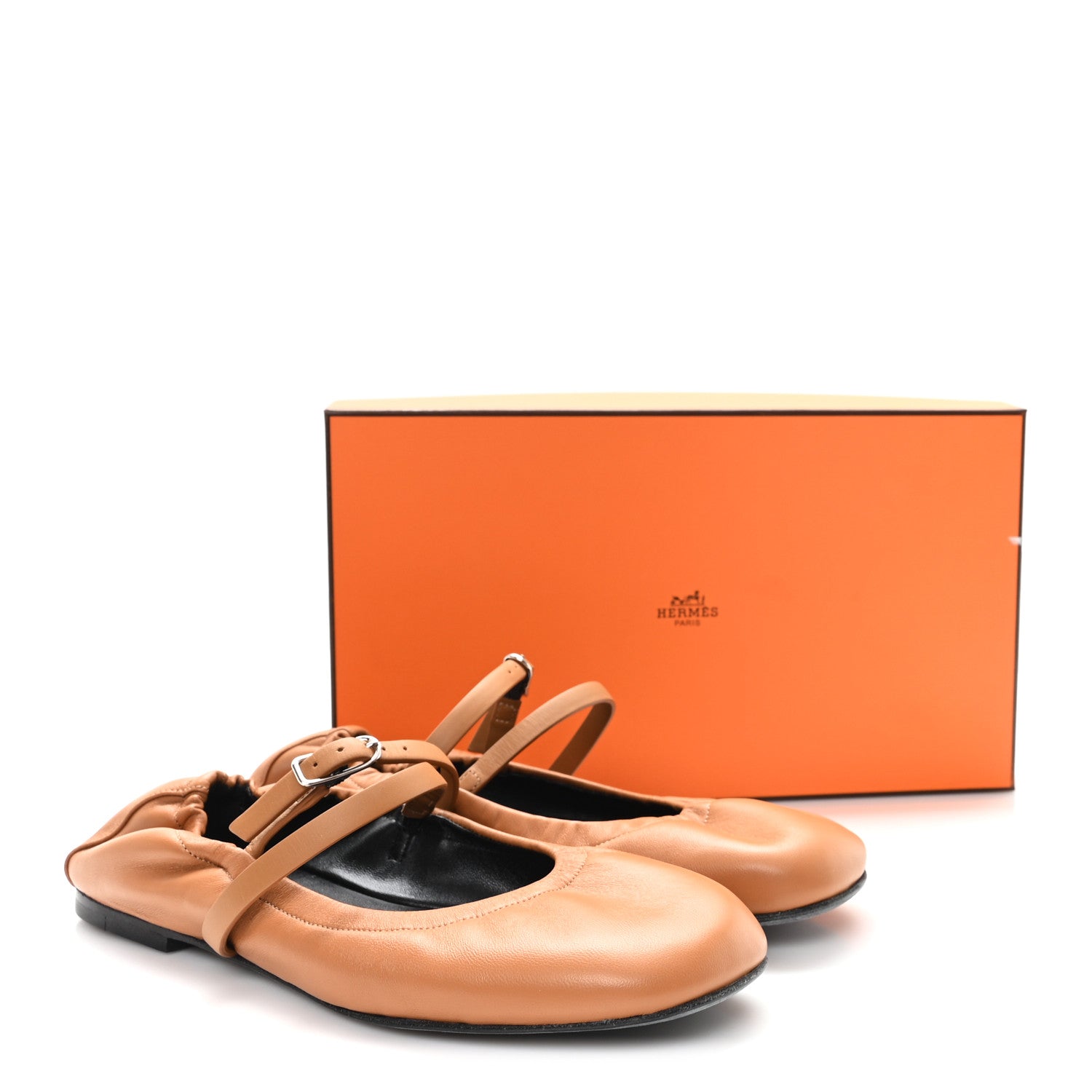エルメス　コリエドシアン　フラットシューズ 37 Hermes Nappa Jolly Ballet Flats 37 Naturel 1786249 – FASHIONPHILE